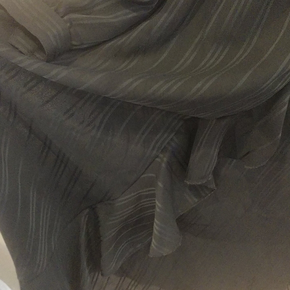 Vintage Black Stripes See Through Dress - Picture 6 of 11